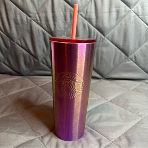 NEW Starbucks Metal Cold Cup